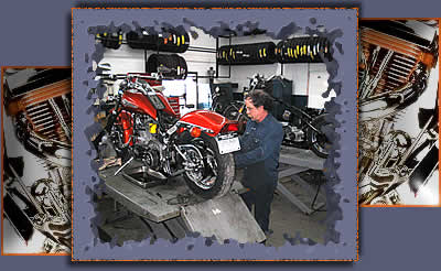 Rparation de motocyclette